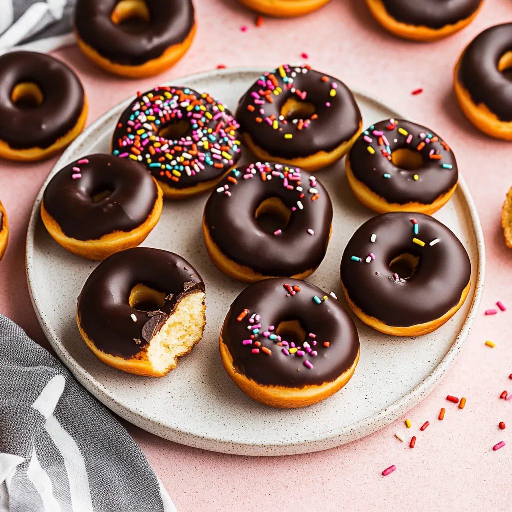Mini donuty na kwaśnej śmietanie z maszynki - bez smażenia, w cztery minuty